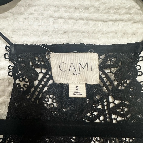 Cami NYC Black Silk Lace Open Back Soho Lingerie Mini Dress S - Picture 6 of 6